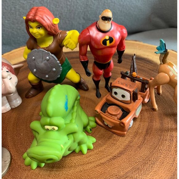 Disney Peter Pan Bambi Jungle Book Set of 8 Mixed Character Figurines - Picture 3 of 11